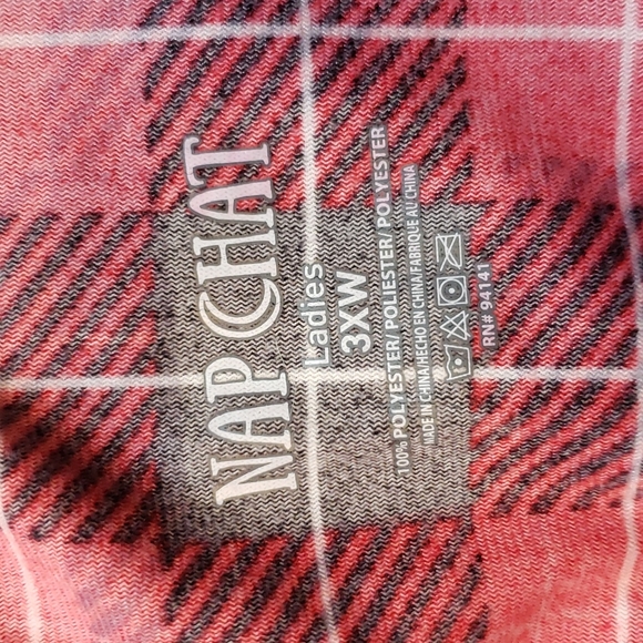 Nap Chat Christmas pjs 3X - Picture 7 of 7